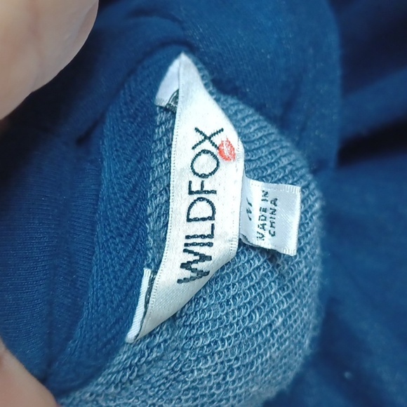 Wildfox Ombre Tie dye Hoodie Sweatshirt Blue Pink Purple Green - Picture 5 of 8